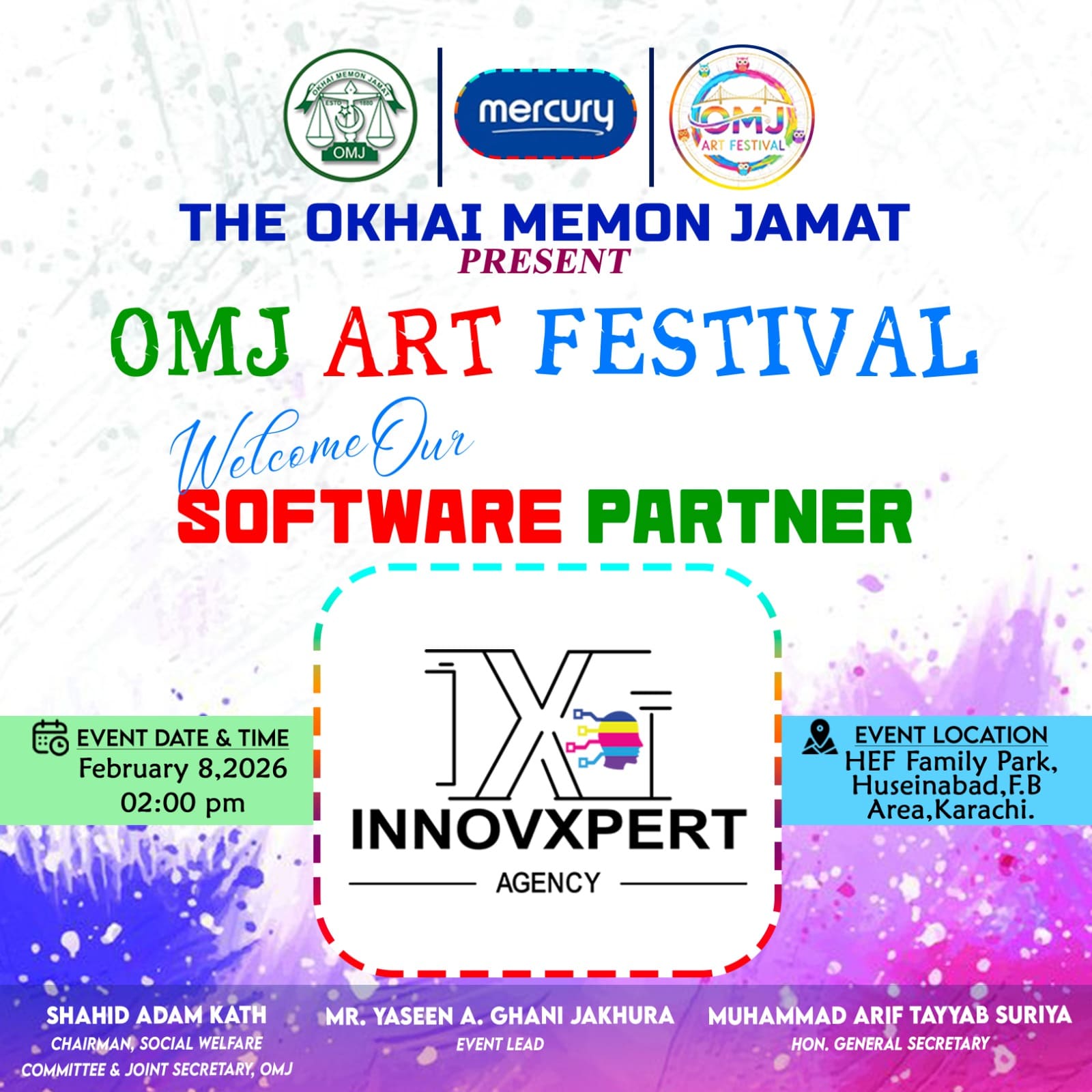 OMJ Art Festival - Innovxpert Agency Software Partner - February 8, 2026 at HEF Family Park